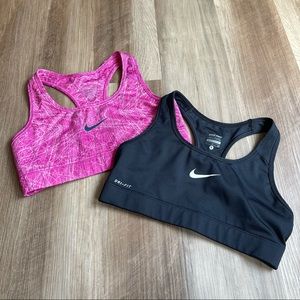 (TWO) Nike Dri-Fit Sports Bras